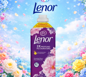 LENOR AMMORBIDENTE 87LAVAGGI AMETISTA ROSA & NOTE DI MUSCHIO