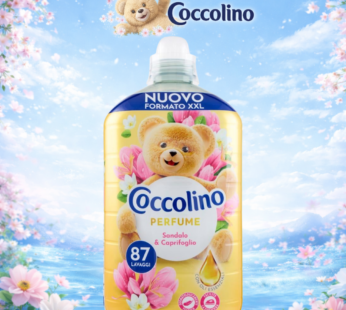COCCOLINO AMMORBIDENTE 87LAVAGGI XXL SANDALO & CAPRIFOGLIO