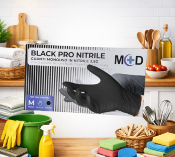 BLACK PRO GUANTI NITRILE 100PZ TG.M