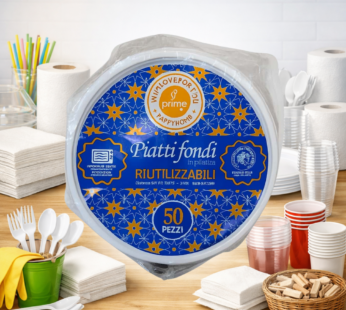PRIME PIATTI FONDI 50PZ