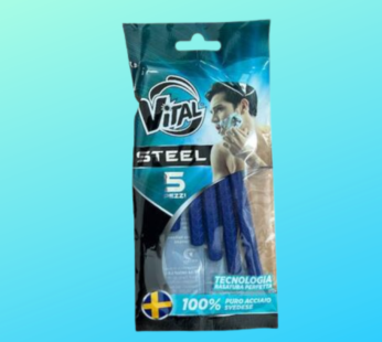 VITAL RASOIO DOPPIA LAMA UOMO 5PZ