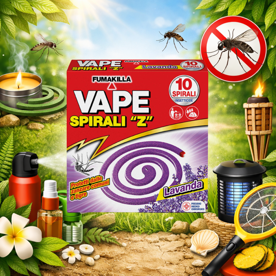 VAPE SPIRALI PROFUMATE 10PZ
