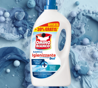 OMINO BIANCO ADDITIVO 2,4 LITRI IGIENIZZANTE DEO+