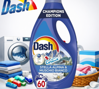 DASH LAVATRICE 2,7 LITRI 60LAVAGGI CORTINA