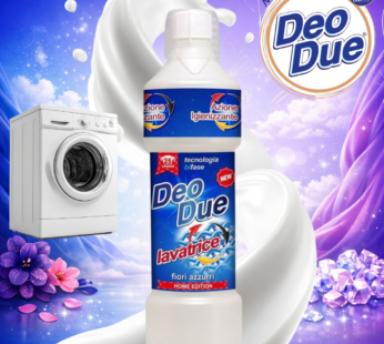 DEO DUE LAVATRICE 1 LITRO FIORI AZZURRI