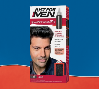 JUST FOR MEN SHAMPOO COLORANTE H-55 NERO NATURALE