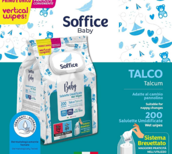 SOFFICE SALVIETTINE BABY 200PZ TALCO