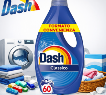DASH LAVATRICE 2,7 LITRI 60LAVAGGI CLASSICO