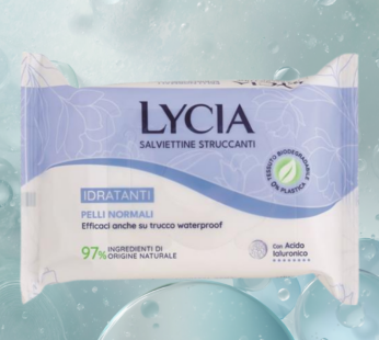 LYCIA SALVIETTINE POCKET STRUCCANTI PELLI NORMALI 20PZ