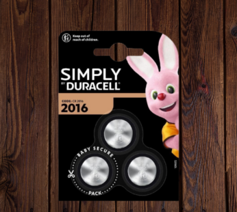 DURACELL PILE SIMPLY CR2016 3PZ