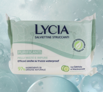 LYCIA SALVIETTINE POCKET STRUCCANTI PELLI GRASSE 20PZ