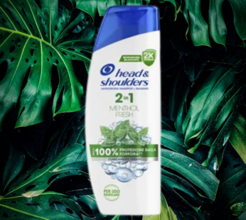 HEAD & SHOULDERS SHAMPOO 250ML 2IN1 MENTOL FRESH