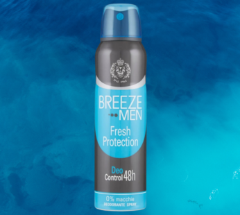BREEZE DEO SPRAY 150ML MEN DRY PROTECT