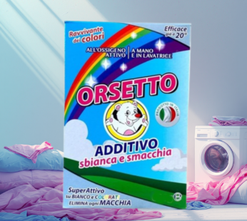 ORSETTO ADDITIVO SMACCHIATORE 600GR SCATOLATO