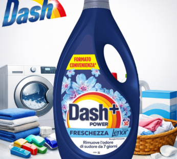 DASH LAVATRICE 50LAVAGGI POWER LENOR BLU