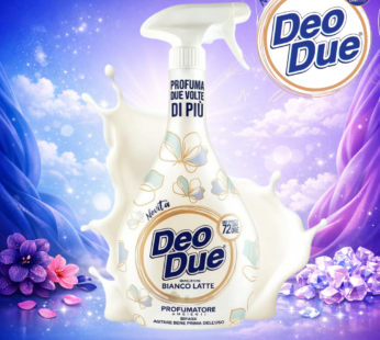 DEO DUE PROFUMATORE AMBIENTE SPRAY 450ML BIANCO LATTE
