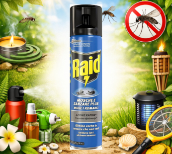 RAID SPRAY 400ML MOSCHE E ZANZARE