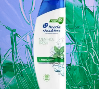 HEAD & SHOULDERS SHAMPOO 400ML MENTHOL FRESH