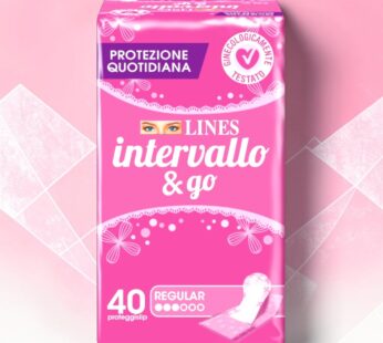 LINES SALVASLIP INTERVALLO RIPIEGATO 40PZ