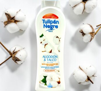 TULIPAN BAGNOSCHIUMA 650ML ALGODON Y TALCO