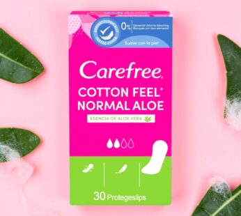 CAREFREE SALVASLIP COTTON FEEL ALOE 30PZ