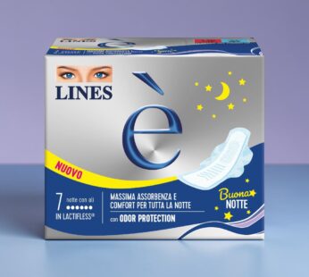 LINES E  ASSORBENTI NOTTE CON ALI 7PZ