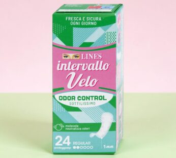 LINES SALVASLIP INTERVALLO DISTESO ODOR CONTROL 24PZ