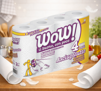 WOW ASCIUGATUTTO CASA 4 ROTOLI