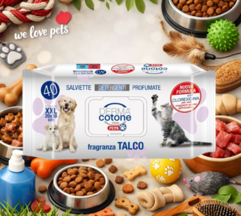 DERMACOTONE SALVIETTINE PET TALCO 40PZ