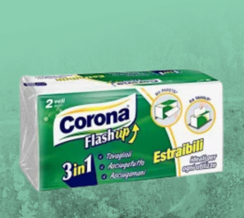 CORONA ASCIUGAMANI FLASH UP 2VELI