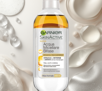 GARNIER ACQUA MICELLARE BIFASICA 400ML OLIO D ARGAN