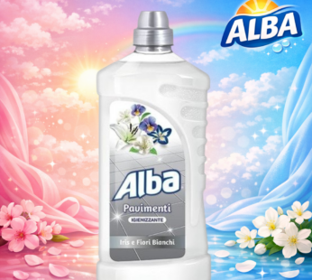 ALBA PAVIMENTI 1 LITRO IRIS & FIORI BIANCHI