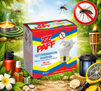 ZZPAFF ELETTROEMANATORE COMPLETO ANTI-ZANZARE