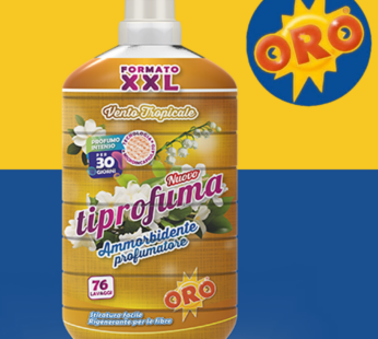 ORO AMMORBIDENTE TI PROFUMA 76LAVAGGI XXL VENTO TROPICALE