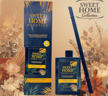 SWEET HOME PROFUMATORE CON BACCHETTE 500ML VANIGLIA NERA