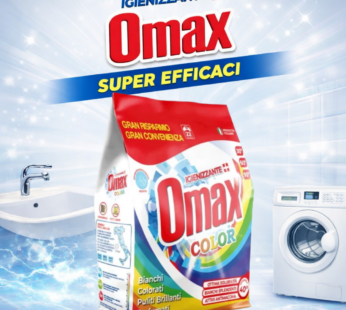 OMAX LAVATRICE IN POLVERE 22 MISURINI COLOR