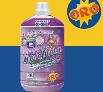 ORO AMMORBIDENTE TI PROFUMA 76LAVAGGI XXL DOLCE RISVEGLIO
