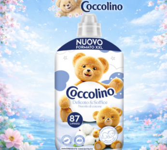 COCCOLINO AMMORBIDENTE 87LAVAGGI XXL DELICATO & SOFFICE