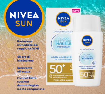 NIVEA SOLARE FLUIDO VISO QUOTIDIANO INVISIBILE 40ML SPF50+