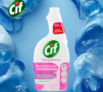 CIF SPRAY ATTIVO RICARICA 650ML CON CANDEGGINA