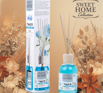 SWEET HOME PROFUMATORE CON BACCHETTE 100ML TALCO