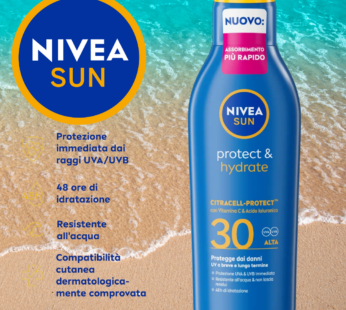 NIVEA SOLARE LATTE PROTECT&HYDRATE 200ML SPF30