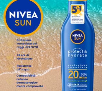 NIVEA SOLARE LATTE PROTECT&HYDRATE 200ML SPF20