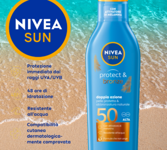 NIVEA SOLARE LATTE PROTECT&BRONZE 200ML SPF50