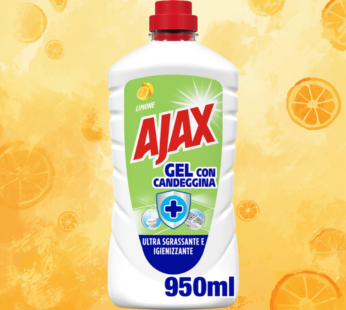 AJAX GEL CON CANDEGGINA 950ML LIMONE