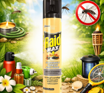 RAID MAX SPRAY 3IN1 300ML SCARAFAGGI E FORMICHE