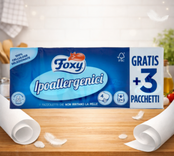 FOXY FAZZOLETTI IPOALLERGENICI 12+3PZ