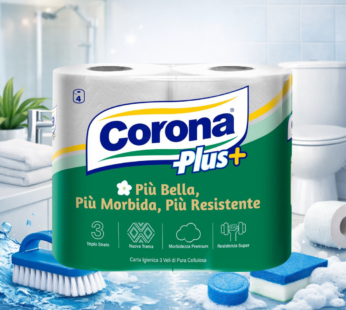 CORONA PLUS+ CARTA IGIENICA 4 ROTOLI