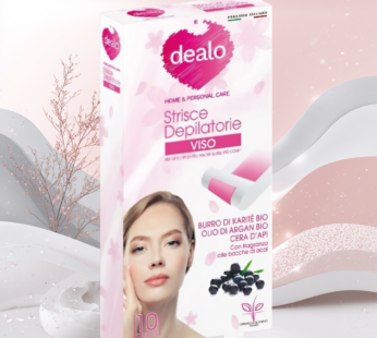 DEALO STRISCE DEPILATORIE VISO DETOX 10PZ
