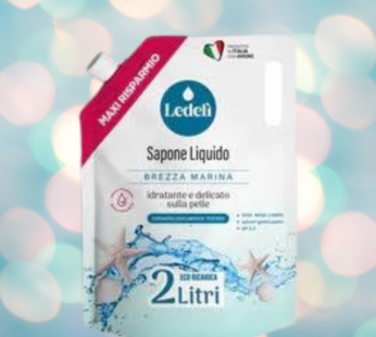 LEDELI SAPONE LIQUIDO BUSTA 2LT BREZZA MARINA